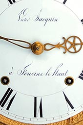 Comtoise von bekanntem Uhrmacher -
Victor Jaquin a Foncine le haut