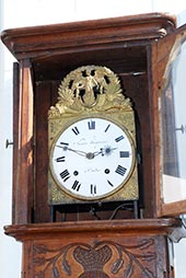 Comtoise auf Füßen - mit orig. Gehäuse