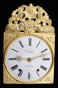 Comtoise mit seltener Prägung -