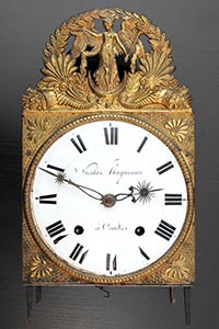 Comtoise auf Füßen - mit orig. Gehäuse